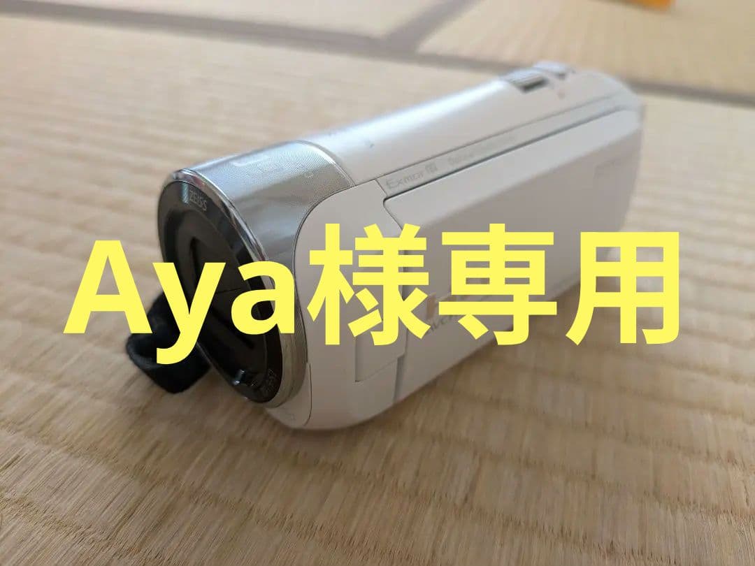 SONYビデオカメラHandycam HDR-CX470白＋SDカード128GB