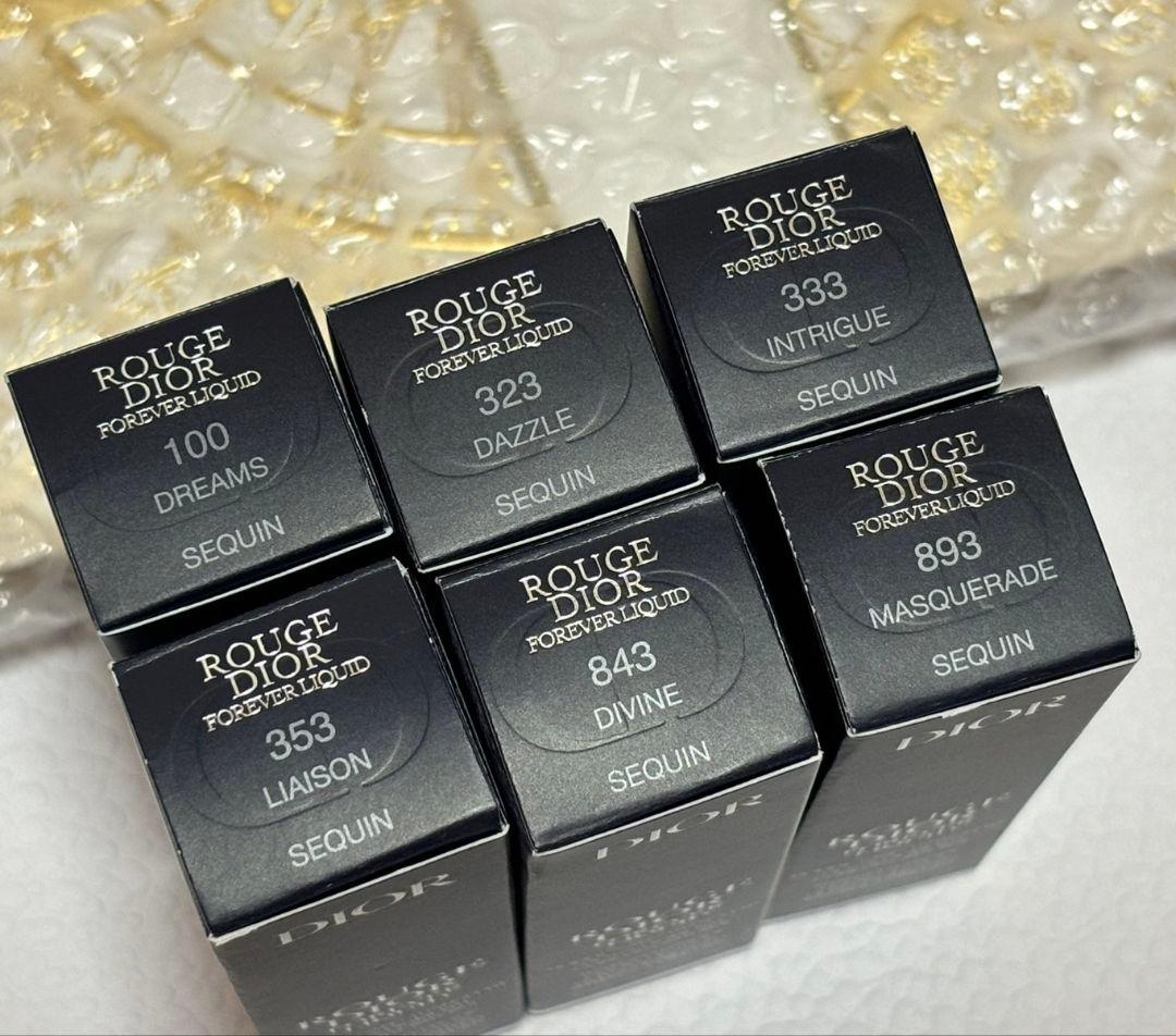 DIOR ルージュディオールフォーエヴァーリキッドシークイン　６本SET