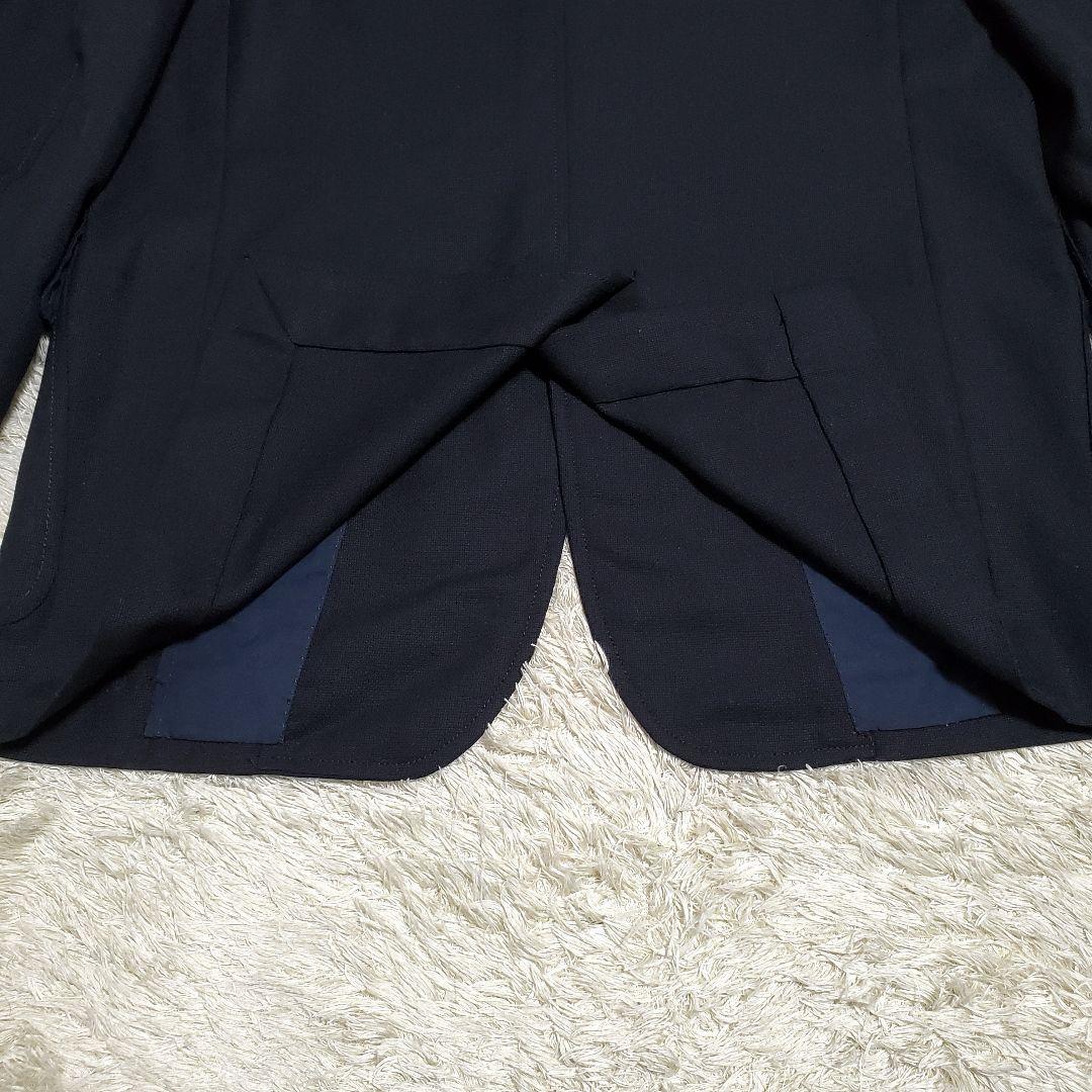 美品✨BEAMS+　紺ブレ　金ボタン　シルク×モヘヤ×ウール　びんごたぬき様