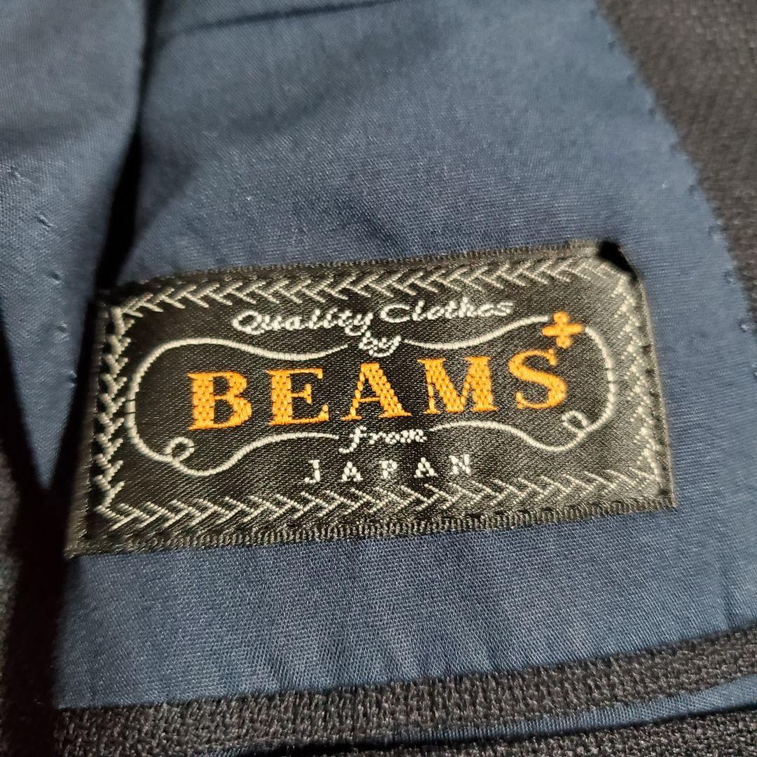 美品✨BEAMS+　紺ブレ　金ボタン　シルク×モヘヤ×ウール　びんごたぬき様