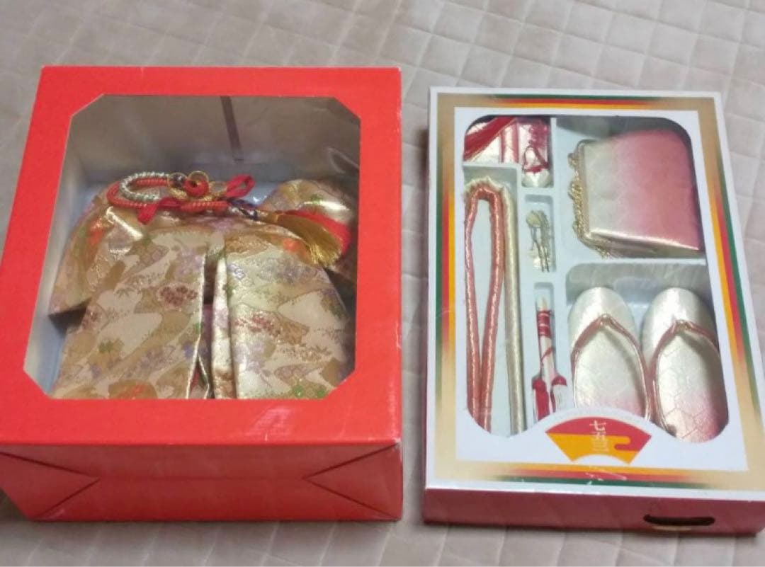 7歳　女の子　七五三　着物　振袖