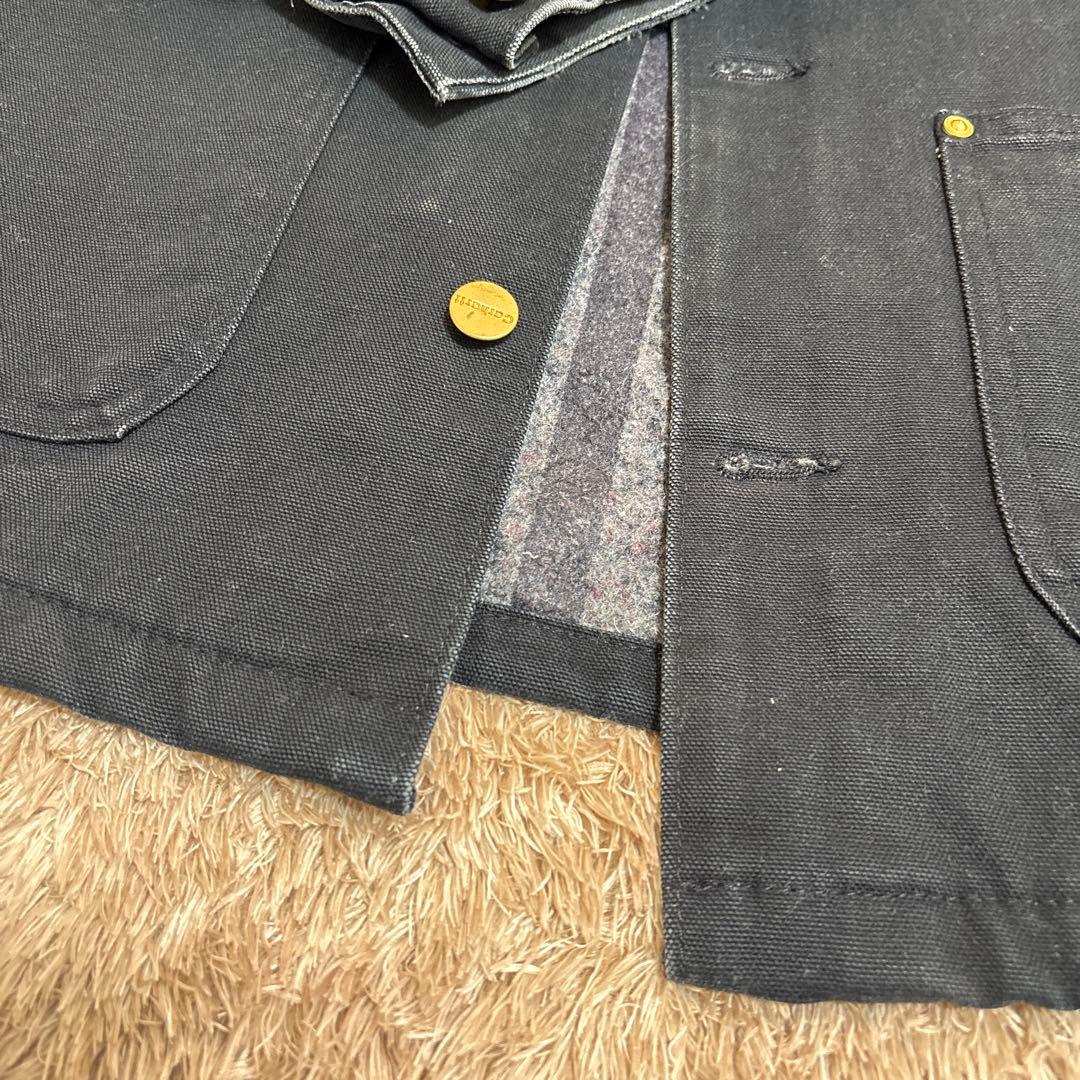 Carhartt ブラウン カバーオール チョアコート デニム　USA製