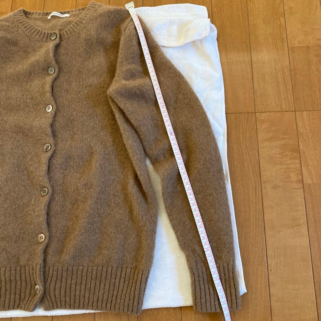 ANSPINNEN スピネン　キャメル100カーディガン38