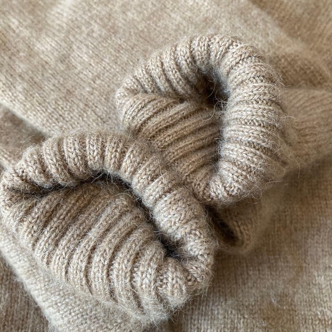 ANSPINNEN スピネン　キャメル100カーディガン38