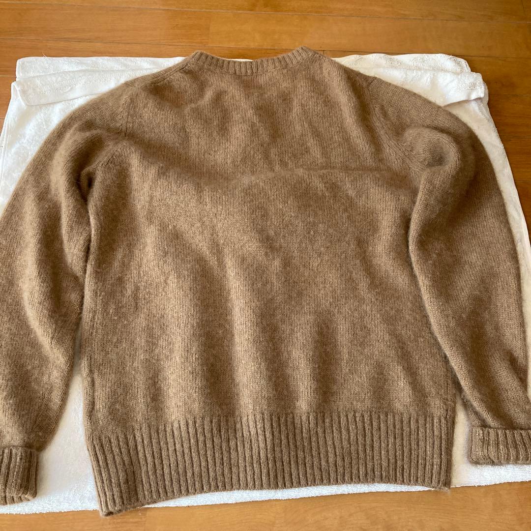 ANSPINNEN スピネン　キャメル100カーディガン38