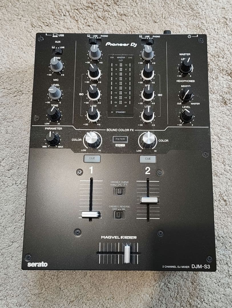 Pioneer DJミキサー DJM-S3 serato PCDJ対応