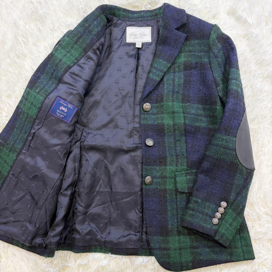 Brooks Brothers ツイードチェック MOON社生地 テーラード S