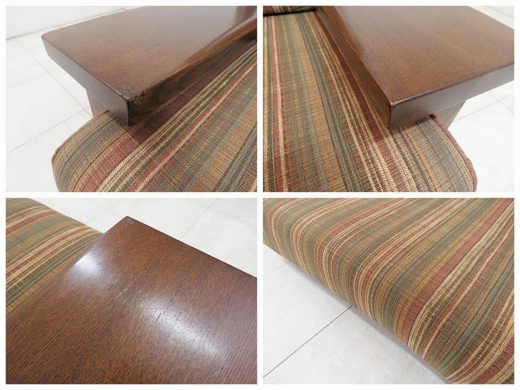 あっこ様 葉山ガーデン■WAZA 3人掛けソファ■ウッドアーム■ファブリック■