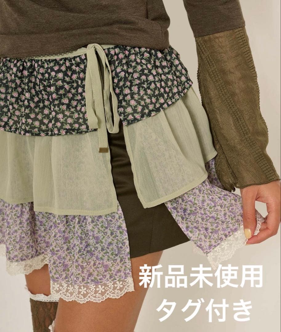 フリルラップレイヤード ショートパンツ TINA：JOJUN