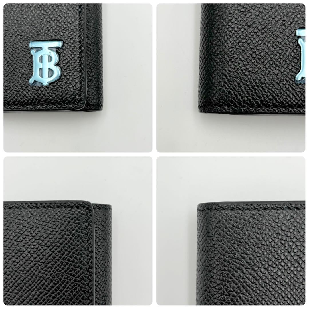 新品未使用 BURBERRY バーバリー TBロゴ 6連キーケース 黒 レザー