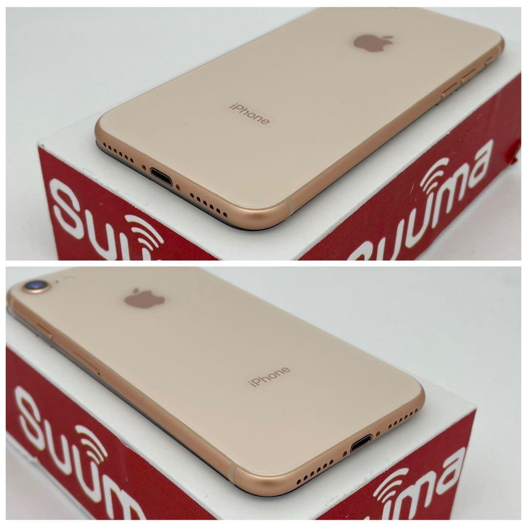 A 100% iPhone 8 64 GB SIMフリー ゴールド 本体
