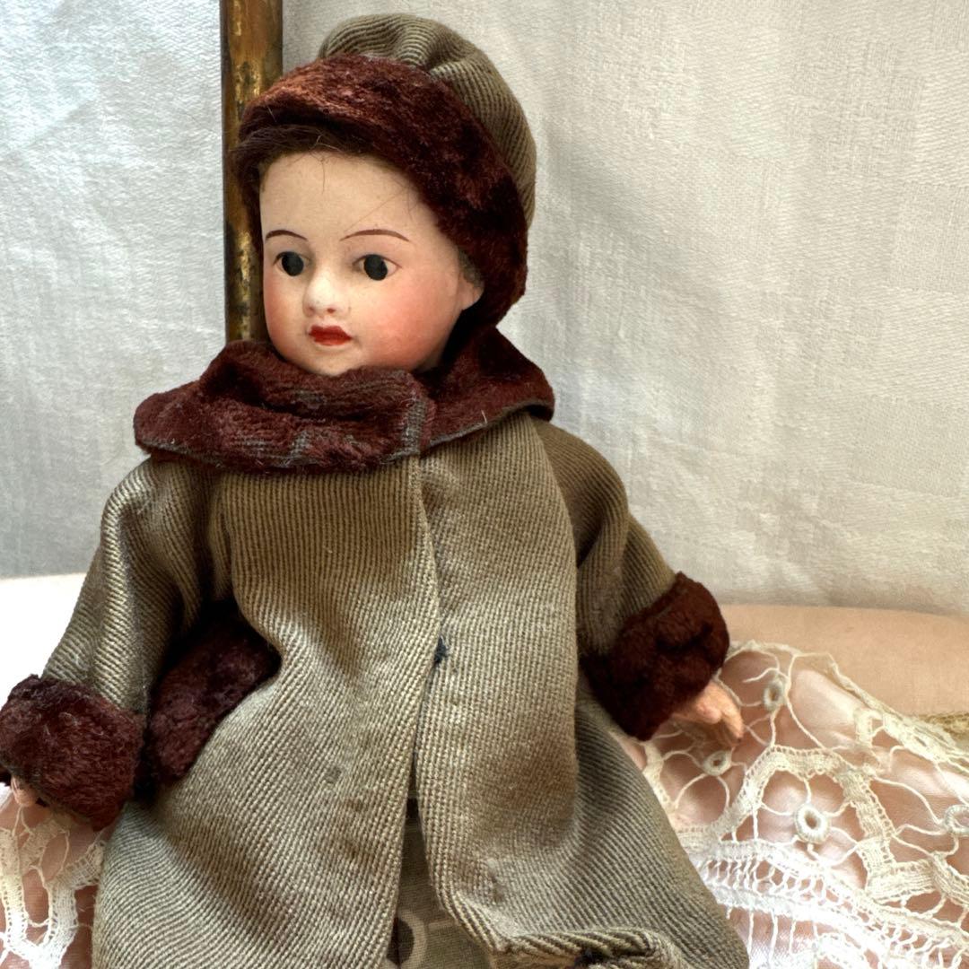 フランスアンティークドール　ビスクヘッドドール　ミニョネット　フレンチドール