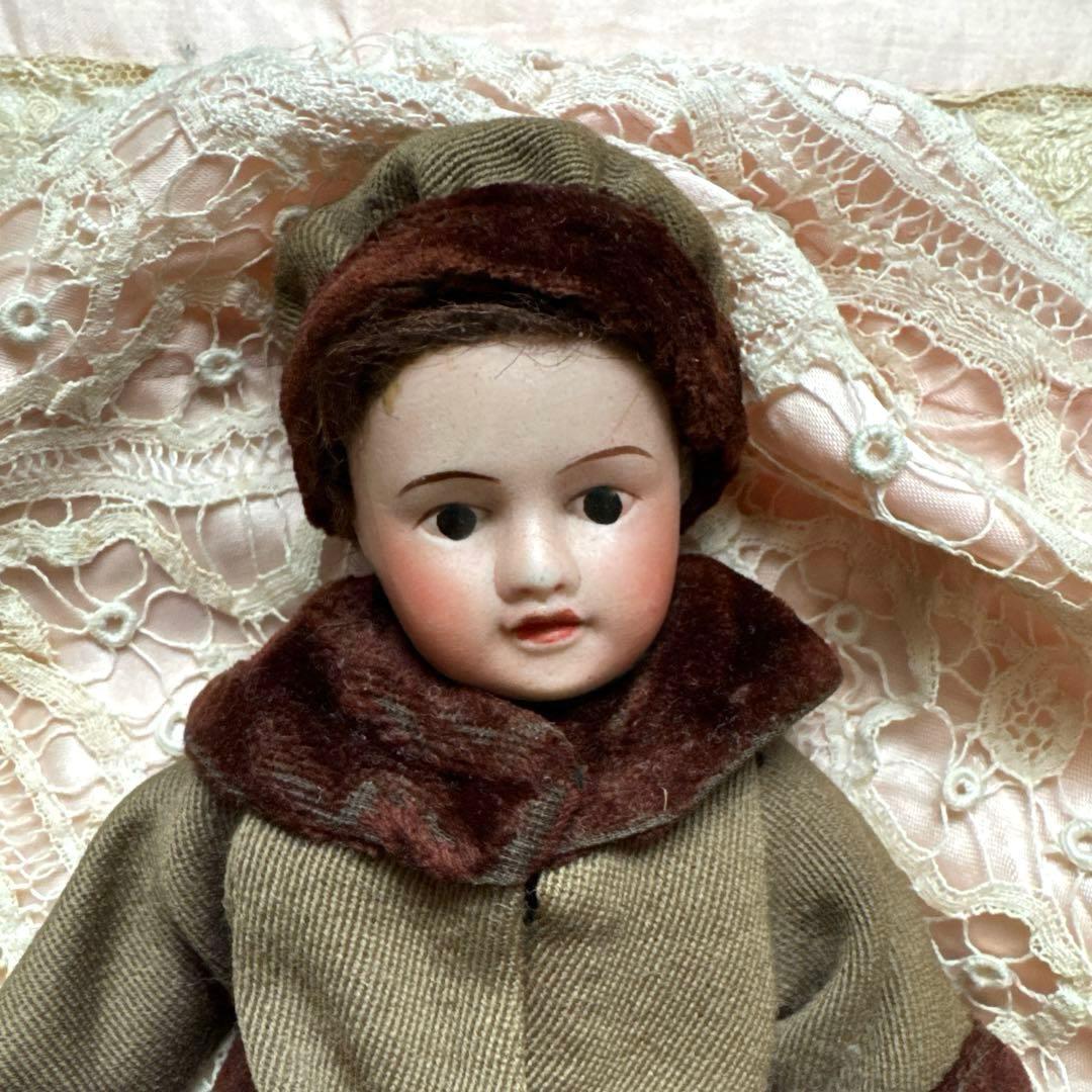フランスアンティークドール　ビスクヘッドドール　ミニョネット　フレンチドール