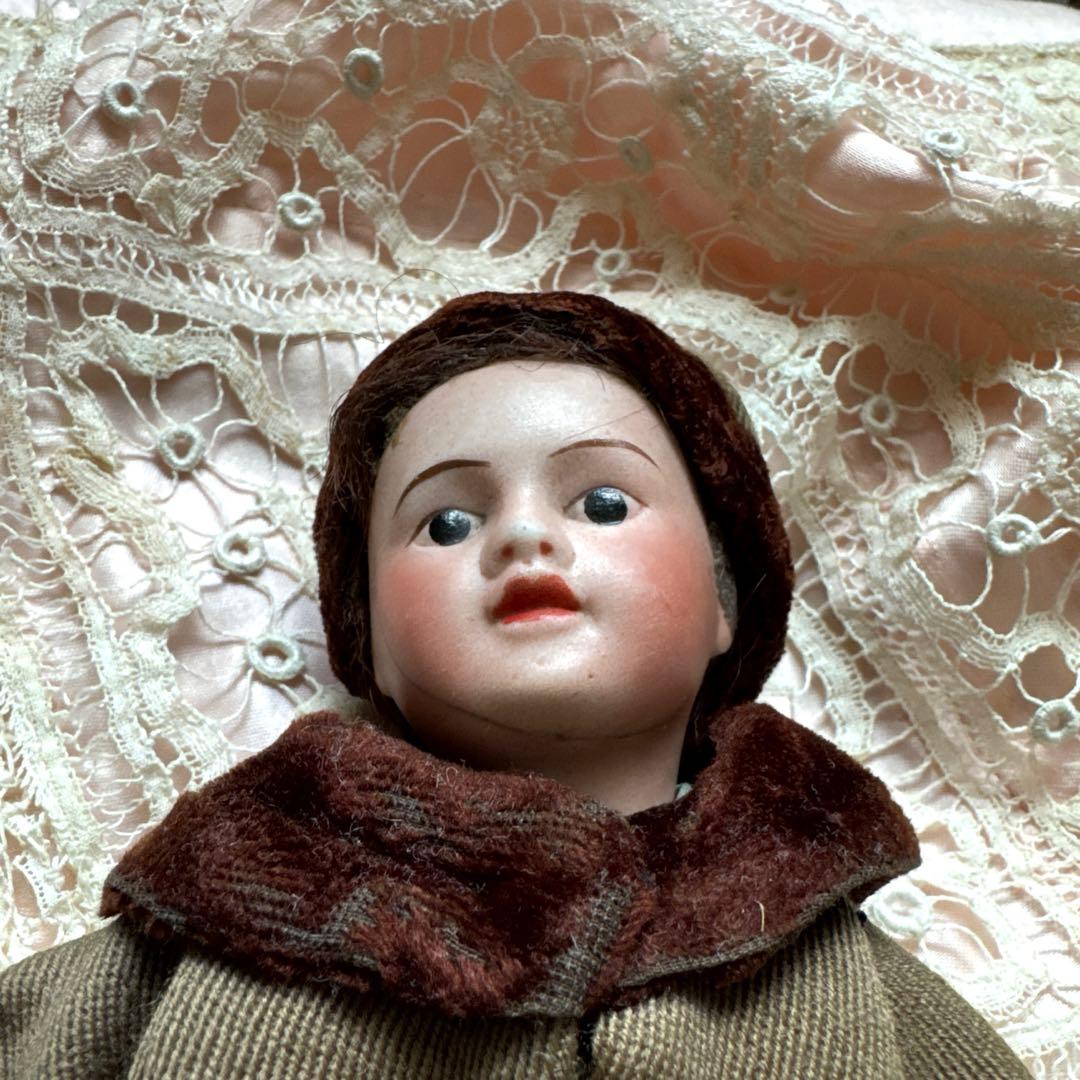 フランスアンティークドール　ビスクヘッドドール　ミニョネット　フレンチドール