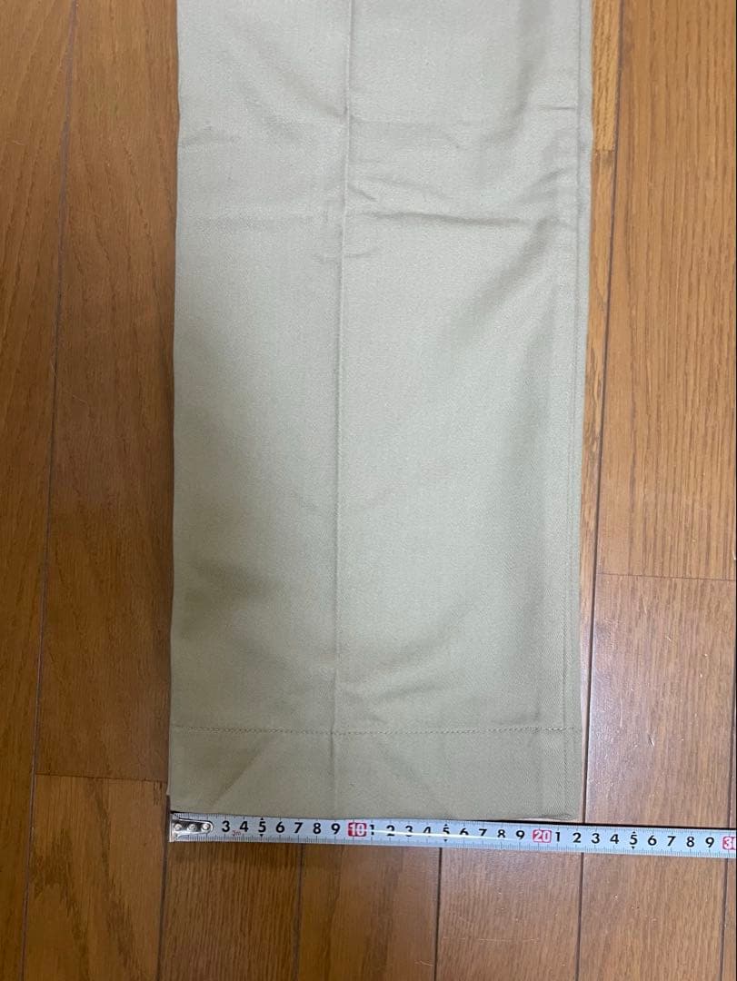 70s USA製 ディッキーズ ／チビタグ ／アルミZIP／ベージュ／w26