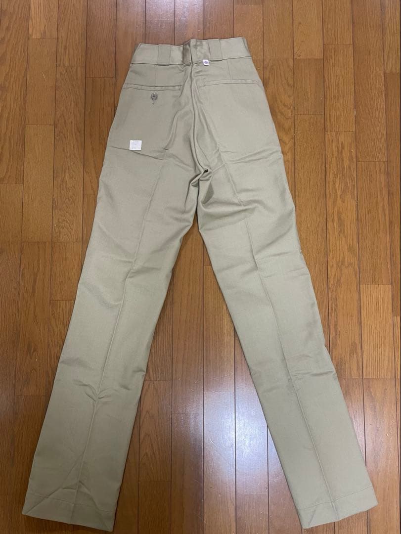 70s USA製 ディッキーズ ／チビタグ ／アルミZIP／ベージュ／w26