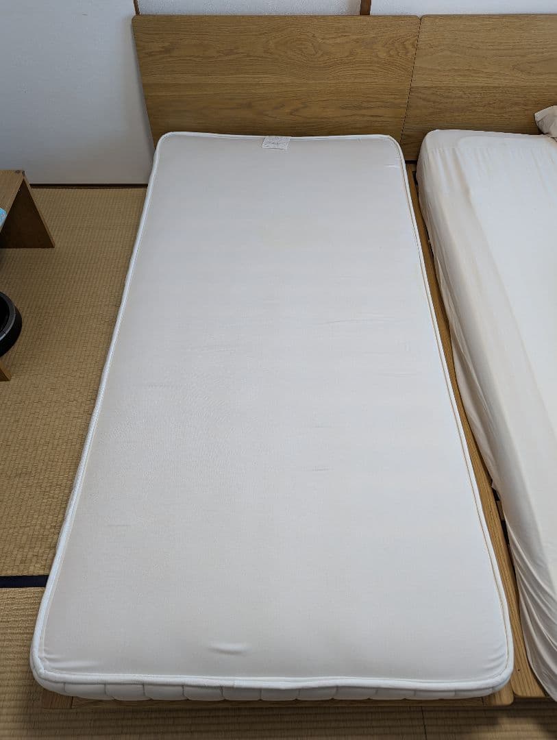 無印　ベッドフレーム　シングル　オーク