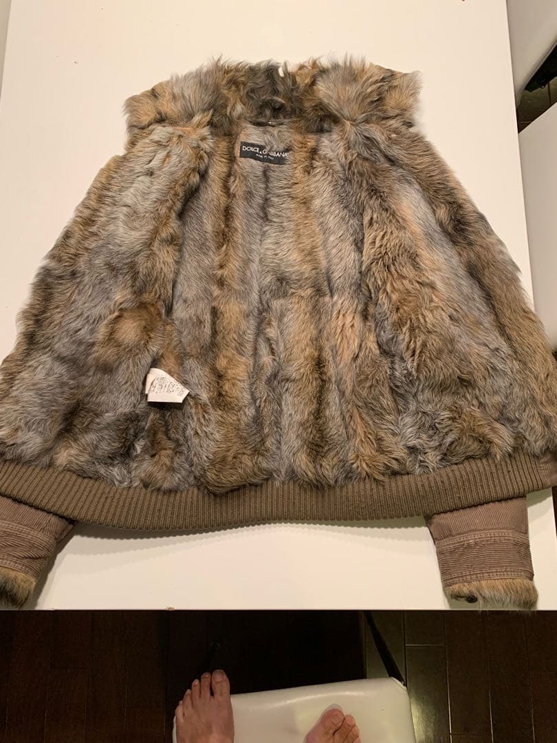 DOLCE&GABBANA ファーブルゾンsize46