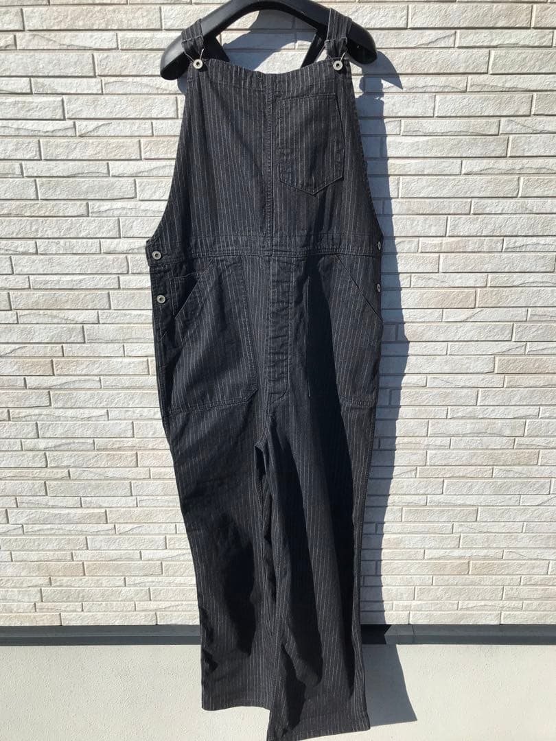 ダッパーズ　オーバーオール　44 　チャコール　ヘリンボーン