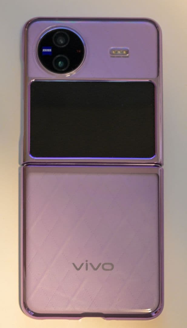 vivo X Flip パープル 折りたたみスマートフォン 本体