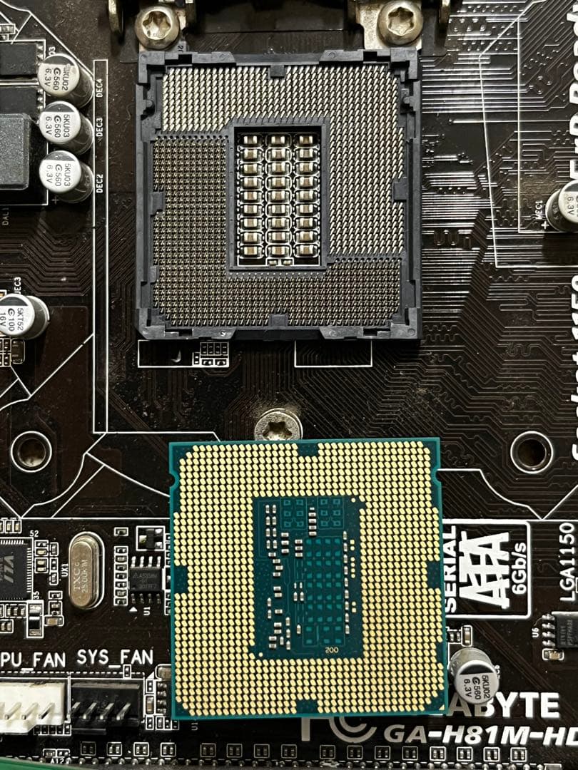 マザーボード i7 4770 + GA-H81M-HD3 + 16G DDR3