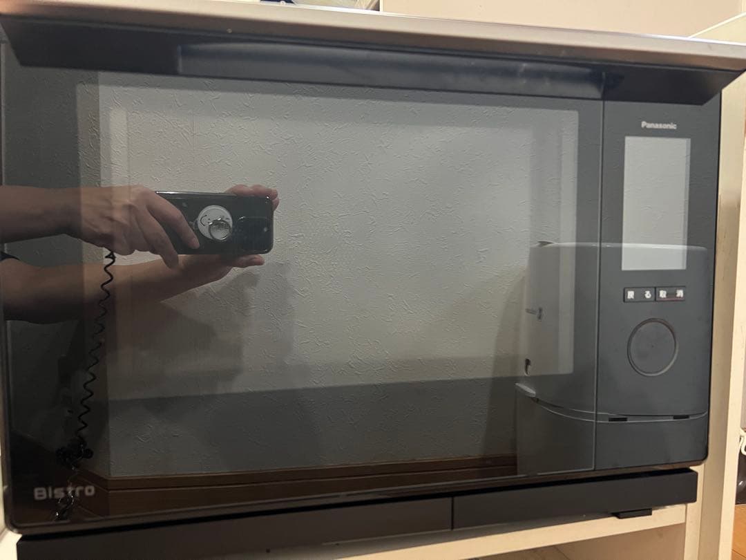 去年6月電気屋購入未使用PanasonicBistro オーブンレンジ ブラック