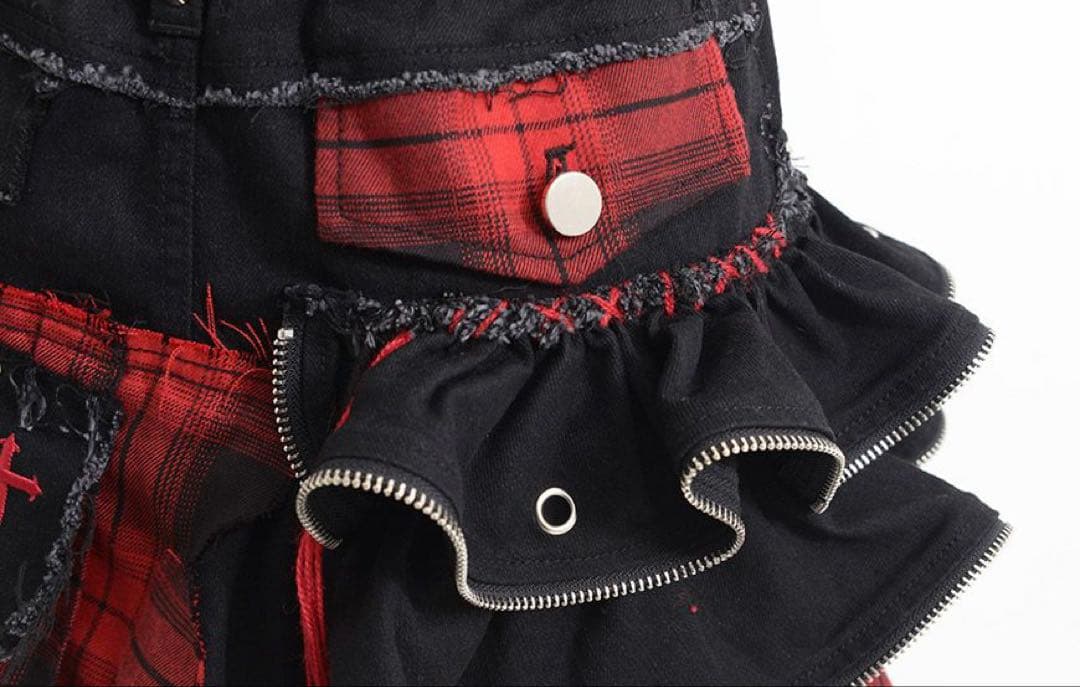 【Grrr the Lipper】ジップスカート～崩壊～【Black×Red】