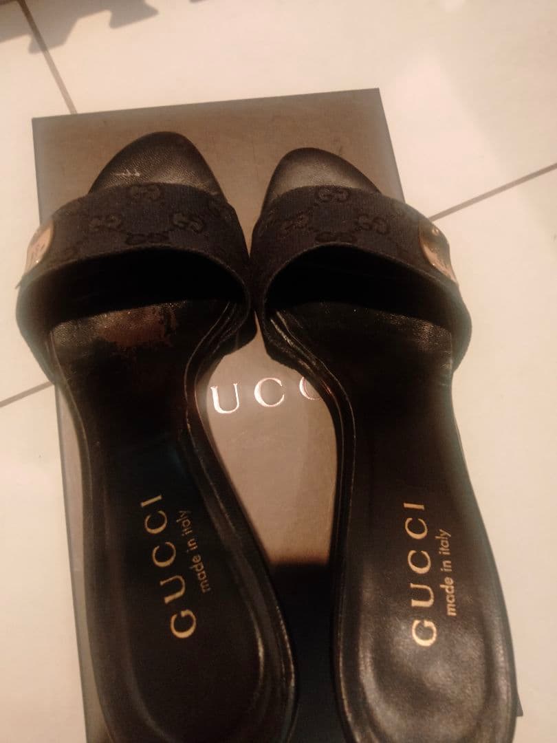 GUCCI　グッチ　ミュール　ブラック