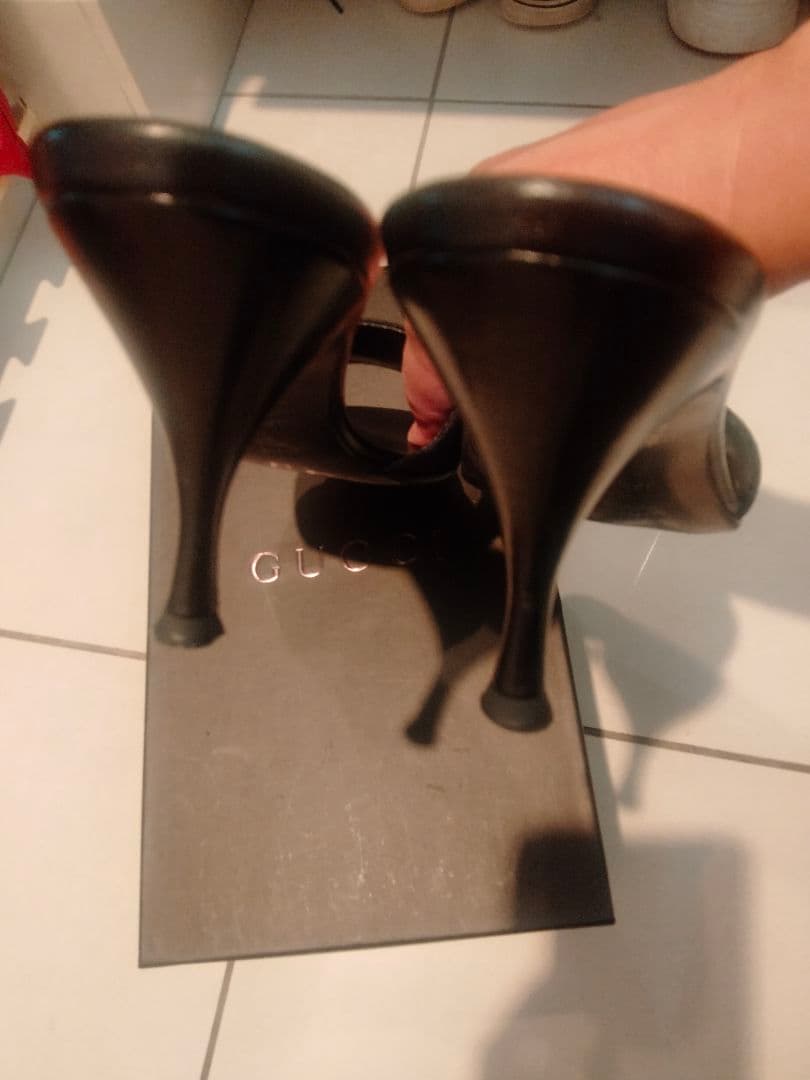 GUCCI　グッチ　ミュール　ブラック