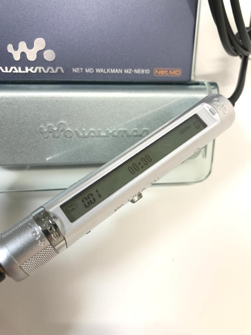 【希少・美品】SONY MDウォークマン MZ-NE810 アルミボディ ブルー