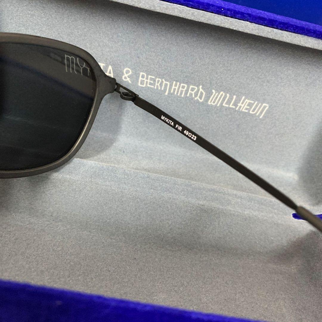 MYKITA オーバル型サングラス ブラック