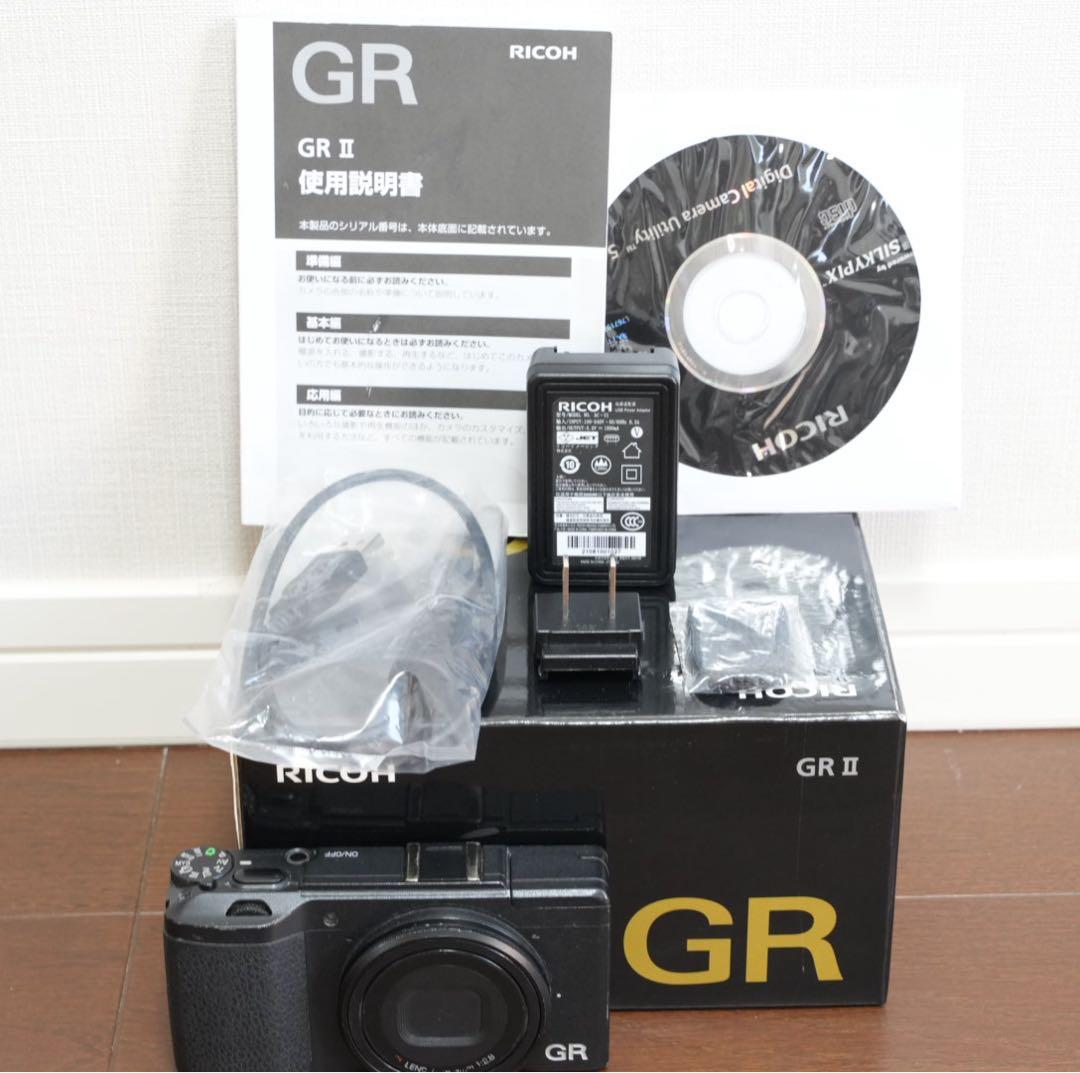 【良品】RICOH GR II リコーGR2 作例有 付属品完備