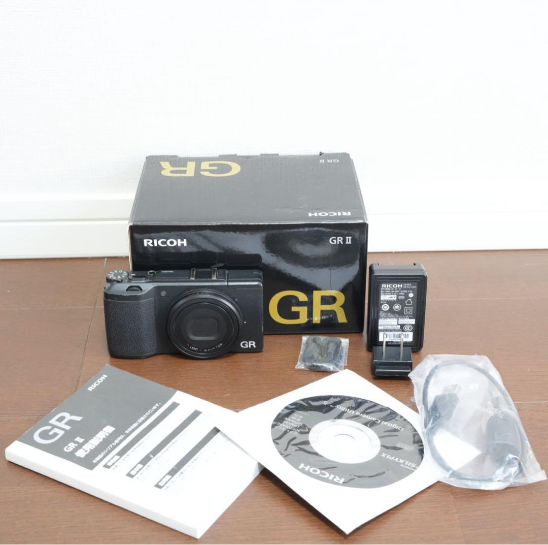 【良品】RICOH GR II リコーGR2 作例有 付属品完備