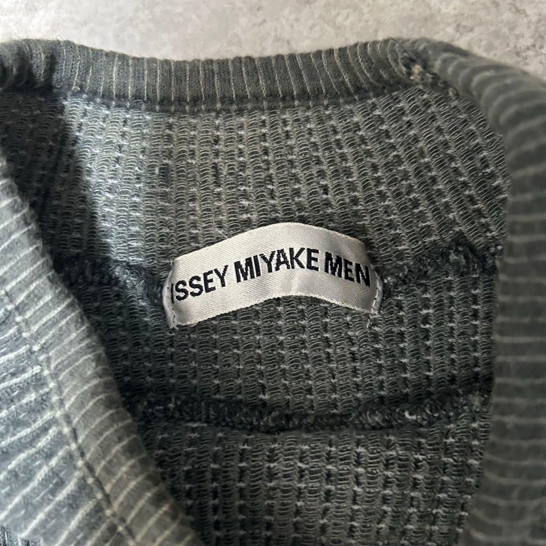 希少 90s ISSEY MIYAKE MEN コットンニット モックネック M