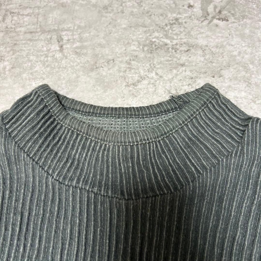 希少 90s ISSEY MIYAKE MEN コットンニット モックネック M