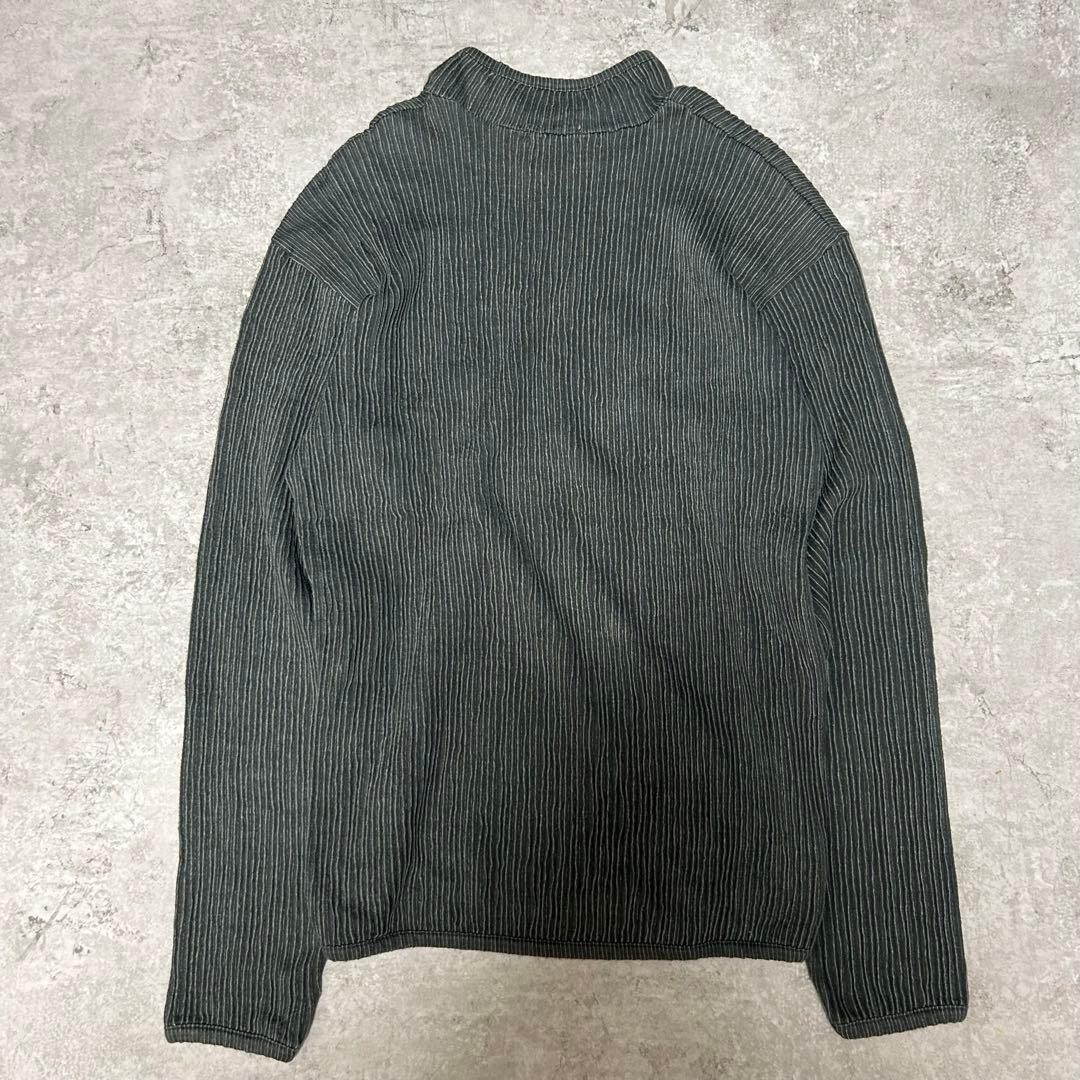 希少 90s ISSEY MIYAKE MEN コットンニット モックネック M