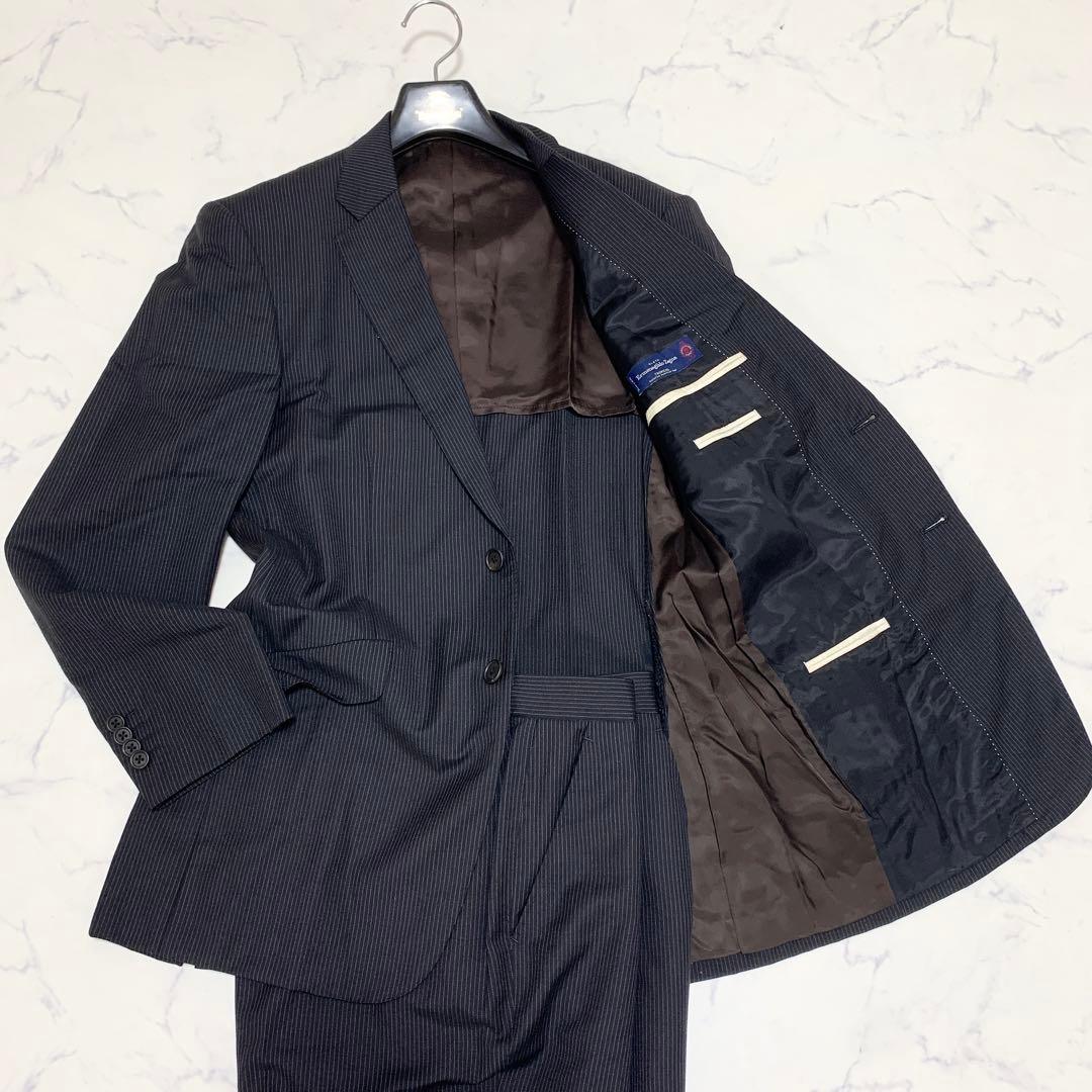 【超希少XLサイズ　ゼニア】ポールスミス　ビジネススーツセットアップ