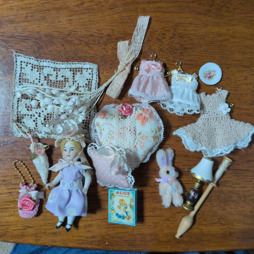 フランスビンテージソーイングボックス入りプレデーションボックス