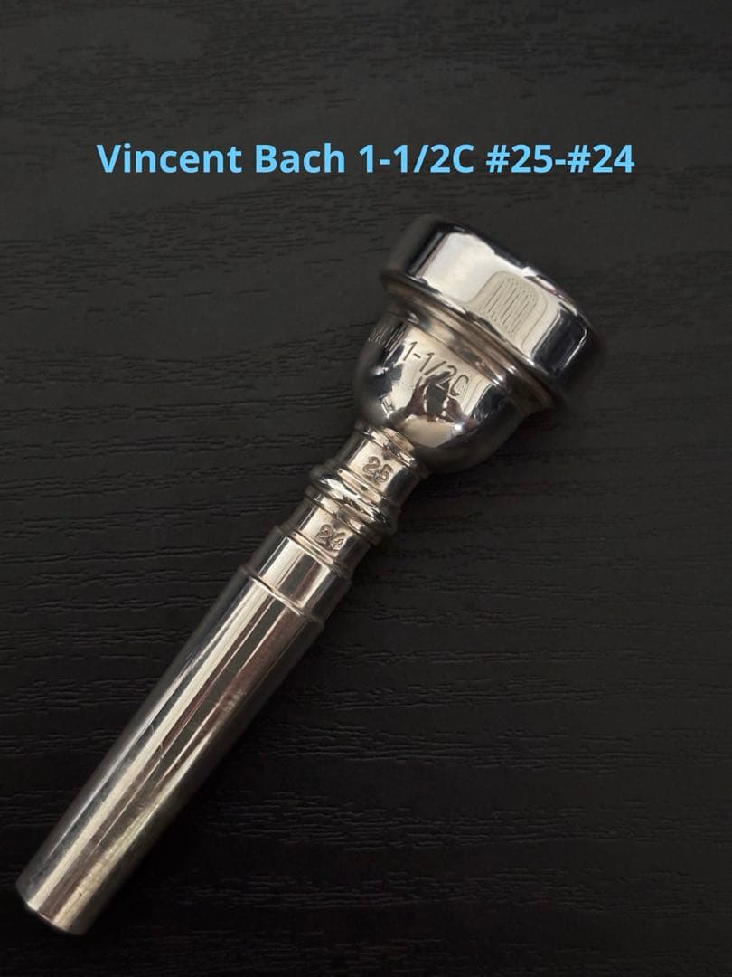 バック Bach トランペットマウスピース 1-1/2C 25-24