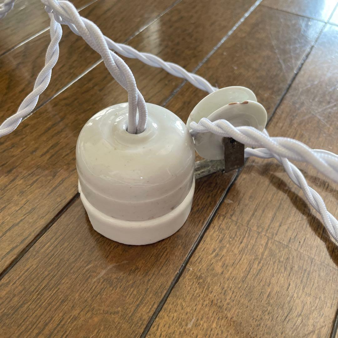 アンティーク　吊り下げ　滑車　ライト