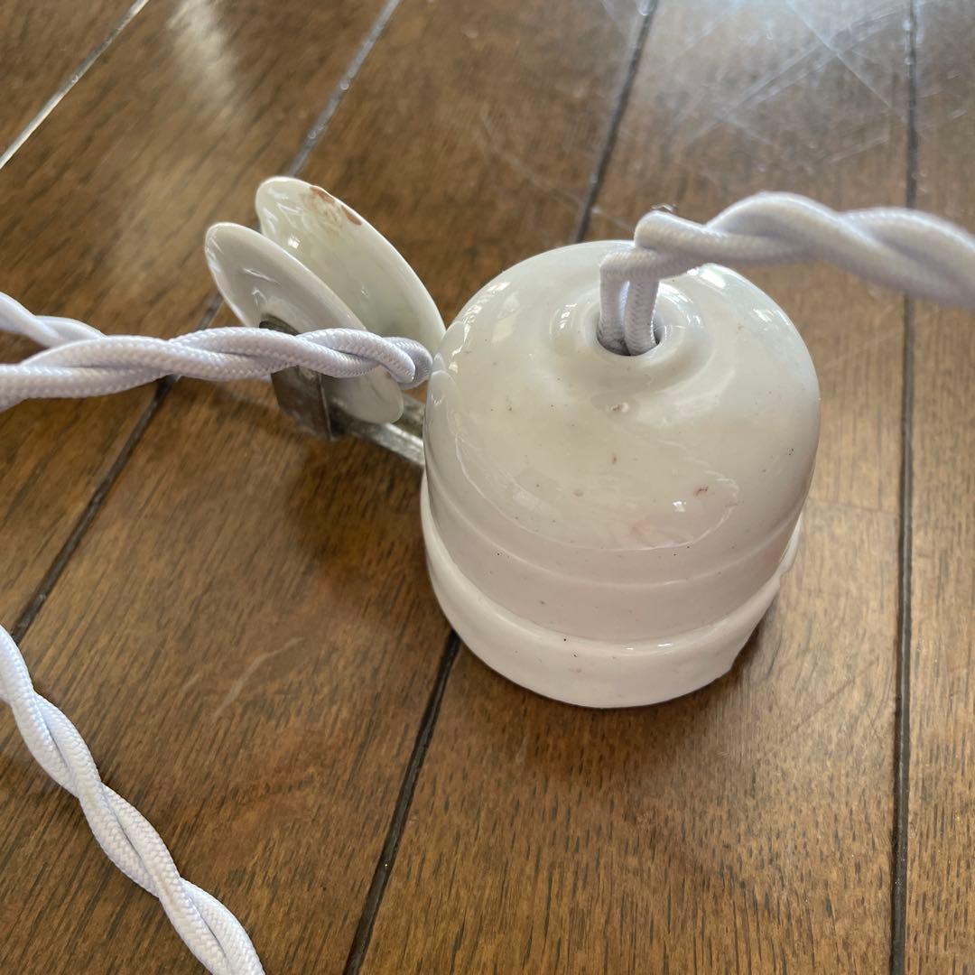 アンティーク　吊り下げ　滑車　ライト