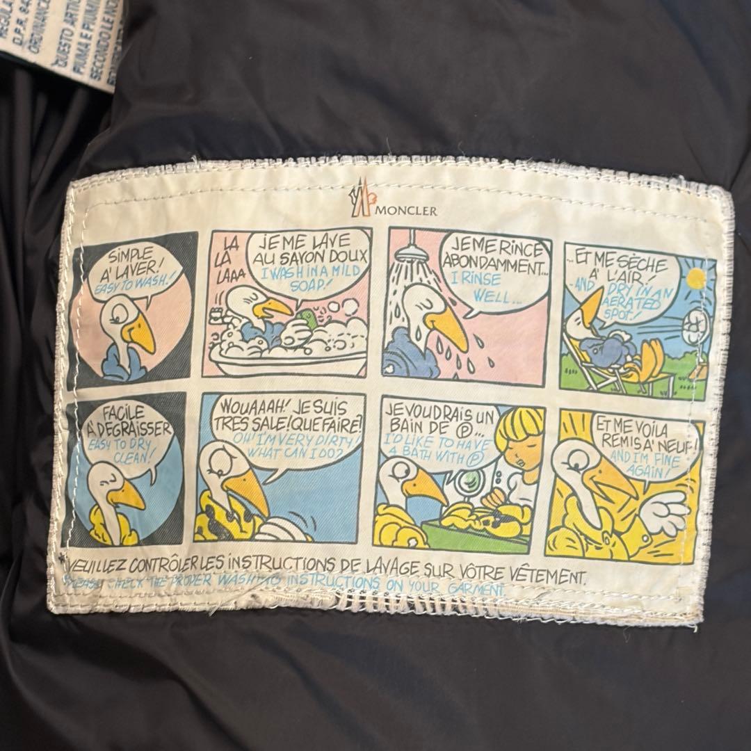 A　MONTGENEVRE ウール　ダウンジャケット　ブラック　黒