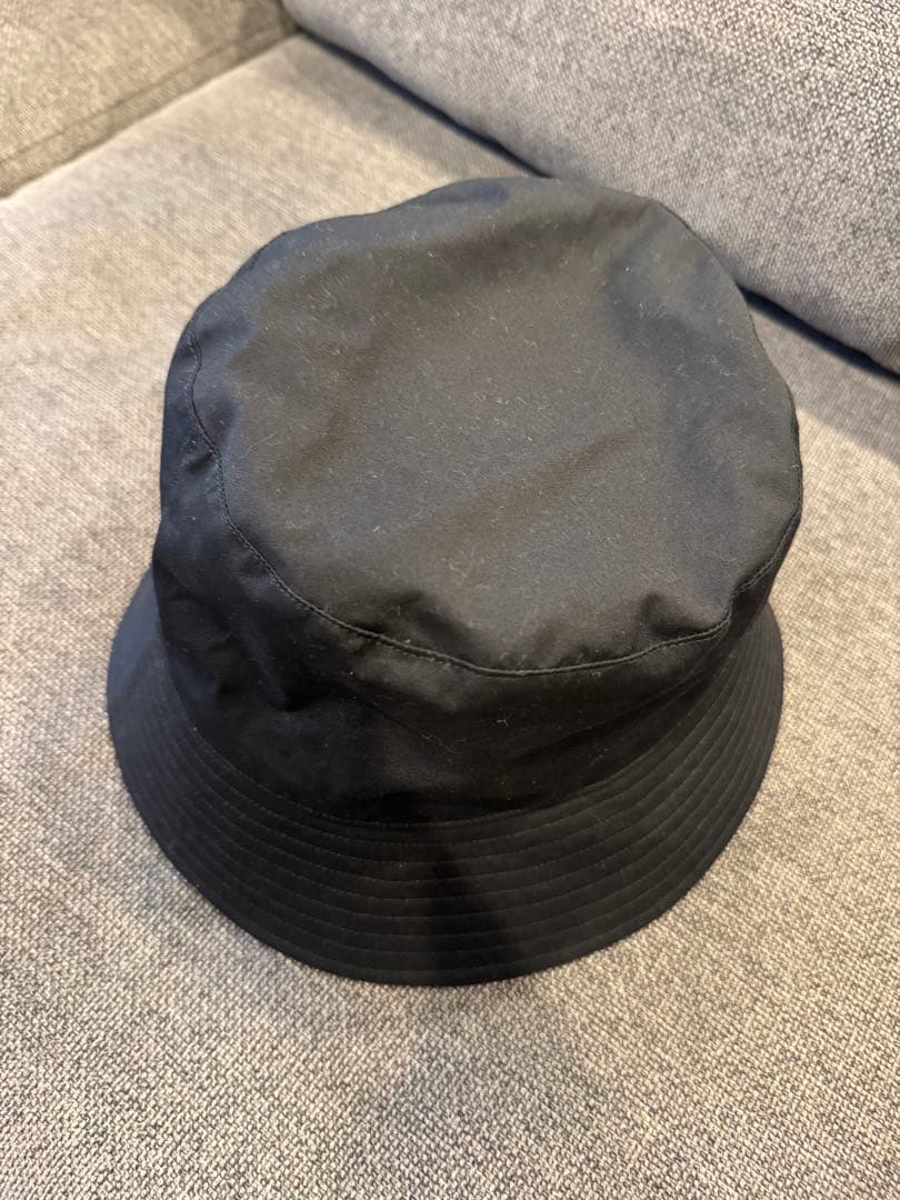 ブラック コットン バケットハット