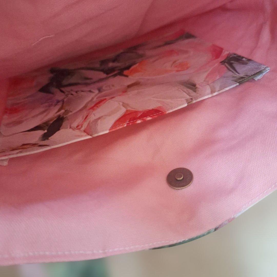 激レアパネル生地　ハンドメイド　布バスケット、ミニバッグ、