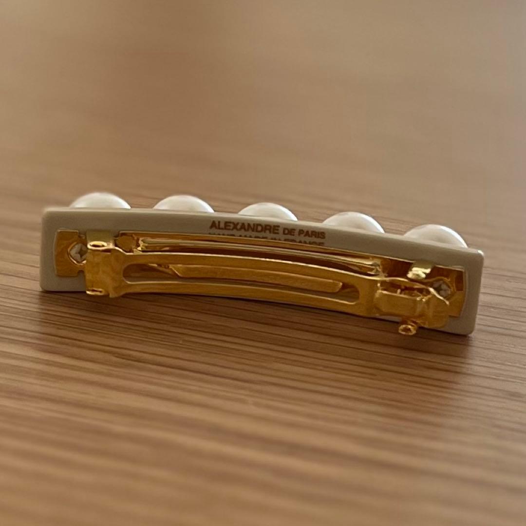 ALEXANDRE DE PARIS アレクサンドルドゥ パリ　バレッタ　パール