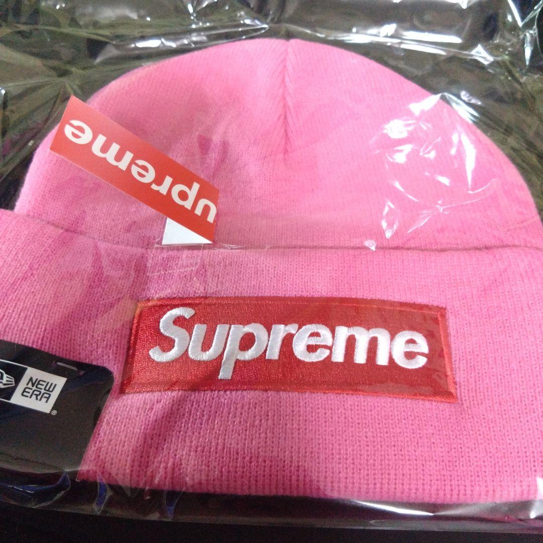 帽子 Supreme NEWERA Box Logo Beanie Magenta