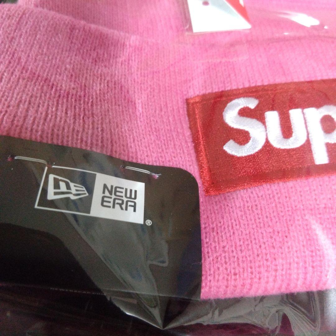 帽子 Supreme NEWERA Box Logo Beanie Magenta