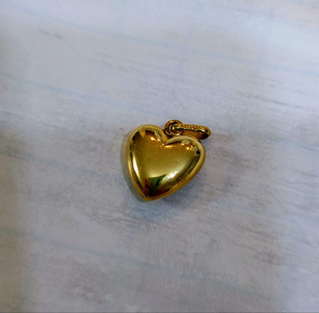 【お値下げ】18金ハート ペンダントトップ ネックレストップ チャーム