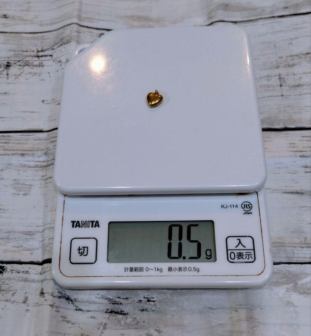 【お値下げ】18金ハート ペンダントトップ ネックレストップ チャーム