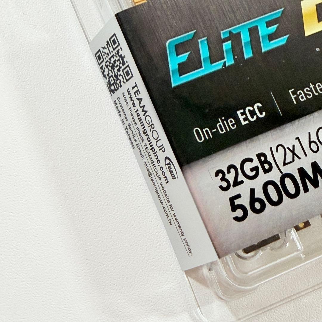 【新品未開封】Team DDR5-5600 32GBメモリ（16GBx2）